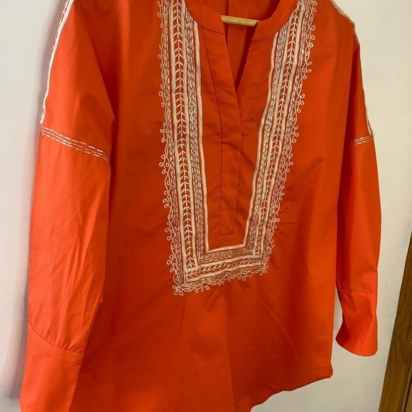 NWT Natori Boho Cayenne Embroidered Tunic Top - Picture 4 of 11